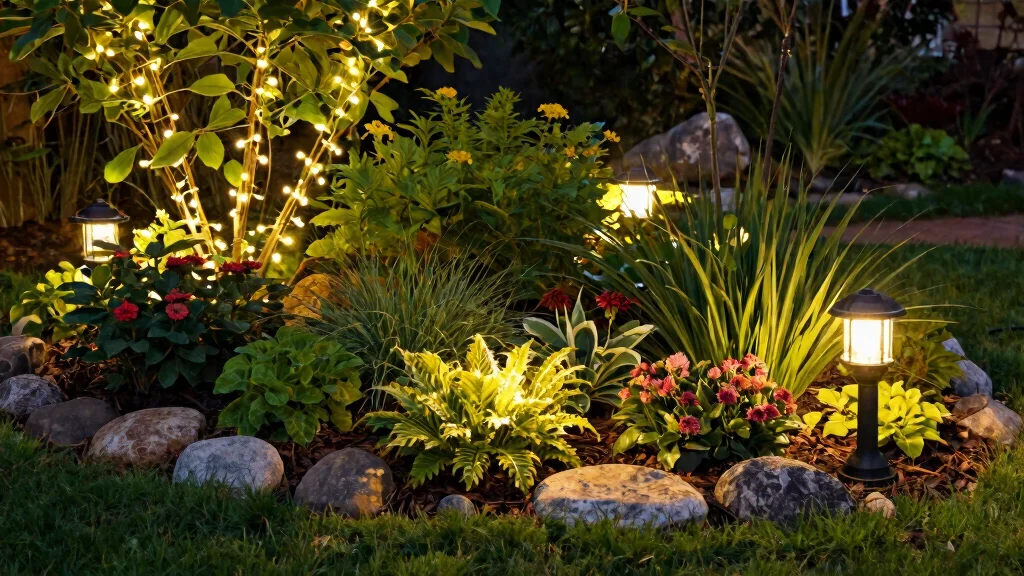 10 Garden Bed Lighting Ideas to Beautifully Showcase Your Plants at Night