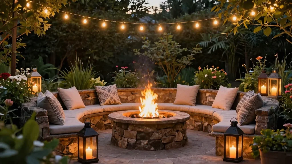9 Fire Pit Lighting Ideas to Create the Perfect Cozy Outdoor Ambiance